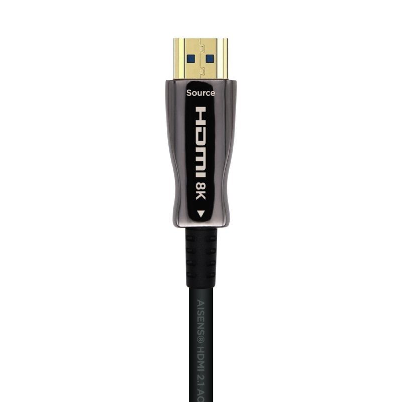 Cabo HDMI 2.1 AOC 8K Aisens A153-0520 / Macho HDMI - Macho HDMI / 40m / Preto