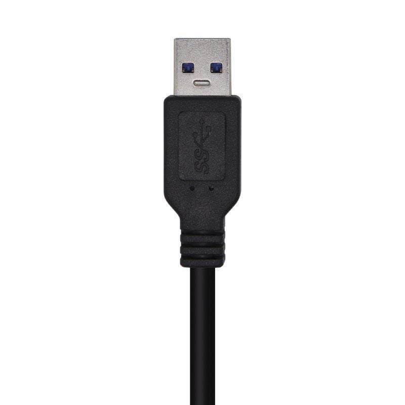 Cabo USB 3.0 para Impressora Aisens A105-0445 / USB Tipo B Macho - USB Macho / 3m / Preto