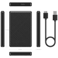 Aisens Ase-2522b Caixa para Unidade de Disco Rígido Externa de 2,5" / USB 3.1
