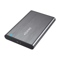 Aisens Ase-2526gr / USB 3.1 / Caixa para Unidade de Disco Rígido Externa de 2,5" sem Parafusos
