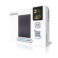 Aisens Ase-2532b / Caixa para Unidade de Disco Rígido Externa USB 3.1 Gen1 de 2,5"