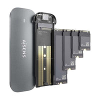 Aisens Asm2-006gry Caixa Externa para SSD M.2 SATA Asm2-006gry / USB 3.1 / sem Parafusos