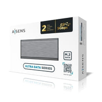 Aisens Asm2-007gry Caixa Externa para SSD M.2 SATA / USB 3.1 Gen1 / sem Parafusos