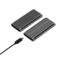 Aisens Asm2-rgb011gr Caixa Externa para SSD M.2 SATA / NVME / USB 3.2 Gen2 / sem Parafusos