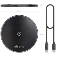 Base de Carregamento sem Fios Aisens Asch-15w1wc058-bk 15W / Preto
