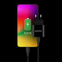 Carregador de Parede Aisens A110-0538 / 1xusb Type-c Pd3.0 / 20W / Preto