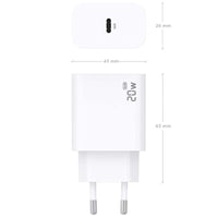 Carregador de Parede Aisens A110-0938 Gan / 1xusb Type-c / 20W / Branco