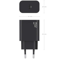 Carregador de Parede Aisens A110-0939 Gan / 1xusb Type-c / 20W / Preto