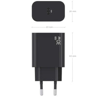 Carregador de Parede Aisens A110-0941 Gan / 1xusb Type-c / 30W / Preto
