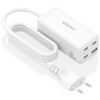 Carregador de Secretária Aisens Gan Asch-100w4p053-w / 3xusb Tipo C / 1xusb / 100W