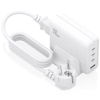 Carregador de Secretária Aisens Gan Asch-140w4p055-w / 3xusb Type-c / 1xusb / 140W