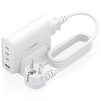Carregador de Secretária Aisens Gan Asch-140w4p055-w / 3xusb Type-c / 1xusb / 140W