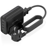 Carregador de Secretária Aisens Gan Asch-140w4p056-bk / 3xusb Tipo C / 1xusb / 140W