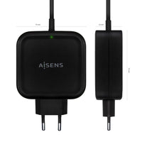Carregador de Parede Aisens Asch-1pd65wl-bk / 1xusb Type-c / 65W