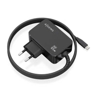 Carregador de Parede Gan Aisens Asch-1pd65wl033-bk / 1xusb Type-c + Cabo 1,8m / 65W