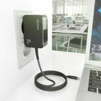 Carregador de Parede Gan Aisens Asch-1pd65wl033-bk / 1xusb Type-c + Cabo 1,8m / 65W
