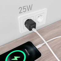 Carregador de Parede Gan Aisens Asch-25w1p013-bk / 1xusb Type-c / 25W