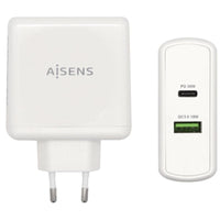 Carregador de Parede Aisens Asch-2pd30qc-w / 1xusb Type-c / 1x USB / 48W