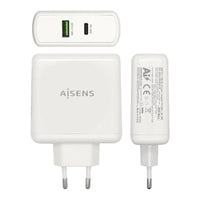 Carregador de Parede Aisens Asch-2pd30qc-w / 1xusb Type-c / 1x USB / 48W