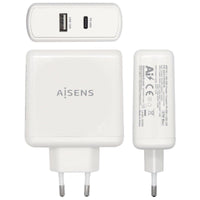 Carregador de Parede Aisens Asch-2pd45a-w / 1xusb Type-c / 1x USB / 57W