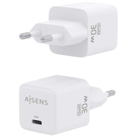 Carregador de Parede Gan Aisens Asch-30w1p035-w / 1xusb Type-c / 30W