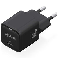 Carregador de Parede Gan Aisens Asch-35w1p023-bk / 1xusb Type-c / 35W