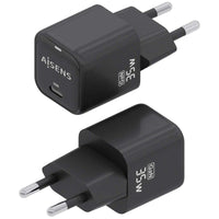 Carregador de Parede Gan Aisens Asch-35w1p023-bk / 1xusb Type-c / 35W