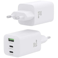 Carregador de Parede Gan Aisens Asch-65w3p041-w / 2xusb Type-c / 1xusb / 65W