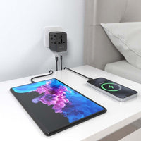 Aisens Asps-2a2c08-bk Carregador de Parede Universal de Viagem Gan / Tomada de Alimentação Universa…