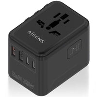 Aisens Asps-2a3c09-bk Carregador de Parede Universal Gan para Viagem / Tomada de Alimentação Univer…