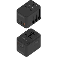 Aisens Asps-2a3c09-bk Carregador de Parede Universal Gan para Viagem / Tomada de Alimentação Univer…