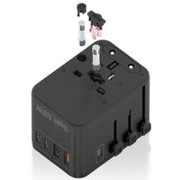 Aisens Asps-2a3c09-bk Carregador de Parede Universal Gan para Viagem / Tomada de Alimentação Univer…