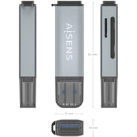 Leitor de Cartões Externo Aisens Ascr-2a09-gr / USB 3.1