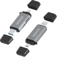 Leitor de Cartões Externo Aisens Ascr-2ac11-gr / USB 3.1