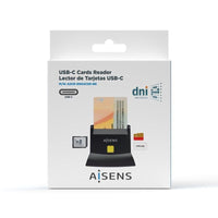 Aisens Ascr-sn04csd-bk / USB Tipo C / Preto