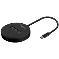 Base de Ligação USB Tipo C para SSD M2 SATA / NVME Aisens Asuc-m2d013-bk / Preto
