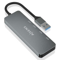 Concentrador USB 3.2 Aisens A106-0696 / 2xusb / 2xusb Type-c / Cinzento