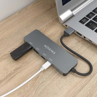 Concentrador USB 3.2 Aisens A106-0696 / 2xusb / 2xusb Type-c / Cinzento