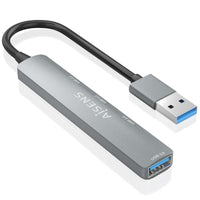 Hub USB 3.0 Aisens A106-0859 / 4xusb / Cinzento