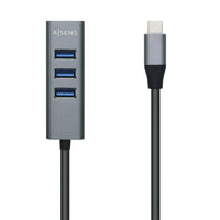 Hub USB Tipo C Aisens A109-0508 / 4xusb
