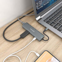 Base de Ligação USB Tipo C Aisens Asuc-5p011-gr / 1xhdmi / 2xusb / 1xrj45 / 1xusb Tipo C / 1xusb Ti…
