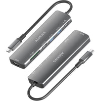 Base de Ligação USB Tipo C Aisens Asuc-7p026-gr / 1xhdmi / 2xusb / 1xusb Tipo C / 1xusb Tipo C PD /…