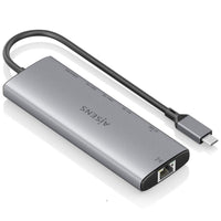 Base de Ligação USB Tipo C Aisens Asuc-7p032-gr / 1xhdmi / 1xusb / 2xusb Tipo C / 1xrj45 / 1xleitor…