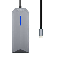 Base de Ligação USB Tipo C Aisens Asuc-8p004-gr / 1xhdmi / 3xusb / 1xrj45 / 1xleitor de Cartões / 1…