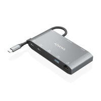 Base de Ligação USB Tipo C Aisens Asuc-8p010-gr / 1xhdmi / 1xvga / 2xusb / 1xrj45 / 2xusb Tipo C /…
