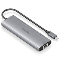 Base de Ligação USB Tipo C Aisens Asuc-8p033-gr / 1xhdmi / 1xusb / 2xusb Tipo C / 1xrj45 / 1xleitor…