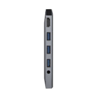 Base de Ligação USB Tipo C Aisens Asuc-9p001-gr / 1xhdmi / 3xusb / 1xrj45 / 1xáudio / 1xleitor de C…