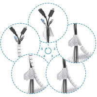 Organizador de Cabos em Espiral A151-0918 / 2m da Aisens