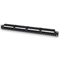 Aisens Patch Panel A141-0509 / 24 Portas / Cat.6 / 1U Altura / Gestão de Cabos