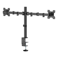 Suporte de Mesa para 2 Monitores Aisens Dt32tsr-279 / Giratório / Inclinado / Até 10kg